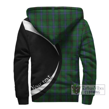MacKendrick (McKendrick) Tartan Sherpa Hoodie with Family Crest Circle Style - Tartan Vibes Clothing