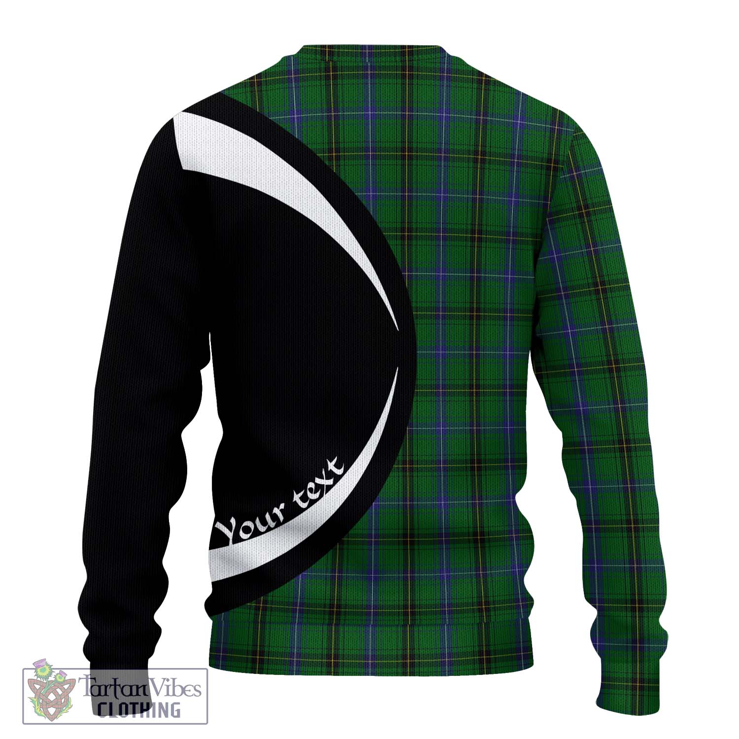 MacKendrick (McKendrick) Tartan Ugly Sweater with Family Crest Circle Style - Tartan Vibes Clothing