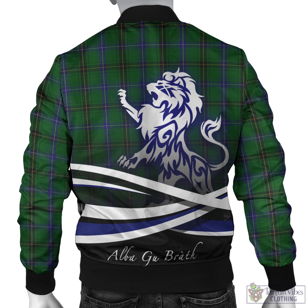 MacKendrick (McKendrick) Tartan Bomber Jacket with Alba Gu Brath Regal Lion Emblem - Tartan Vibes Clothing