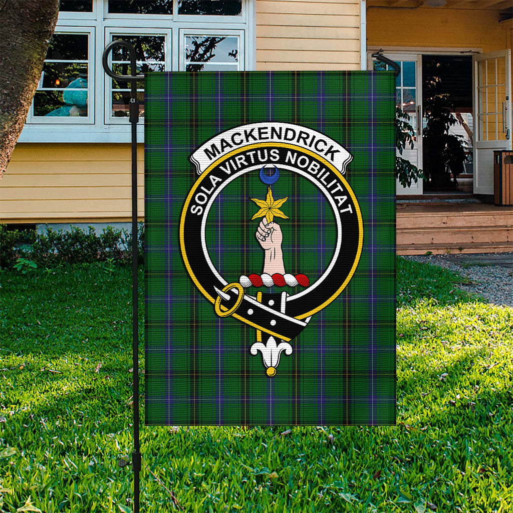 MacKendrick (McKendrick) Tartan Garden Flag with Family Crest Garden Flag - Tartan Vibes Clothing