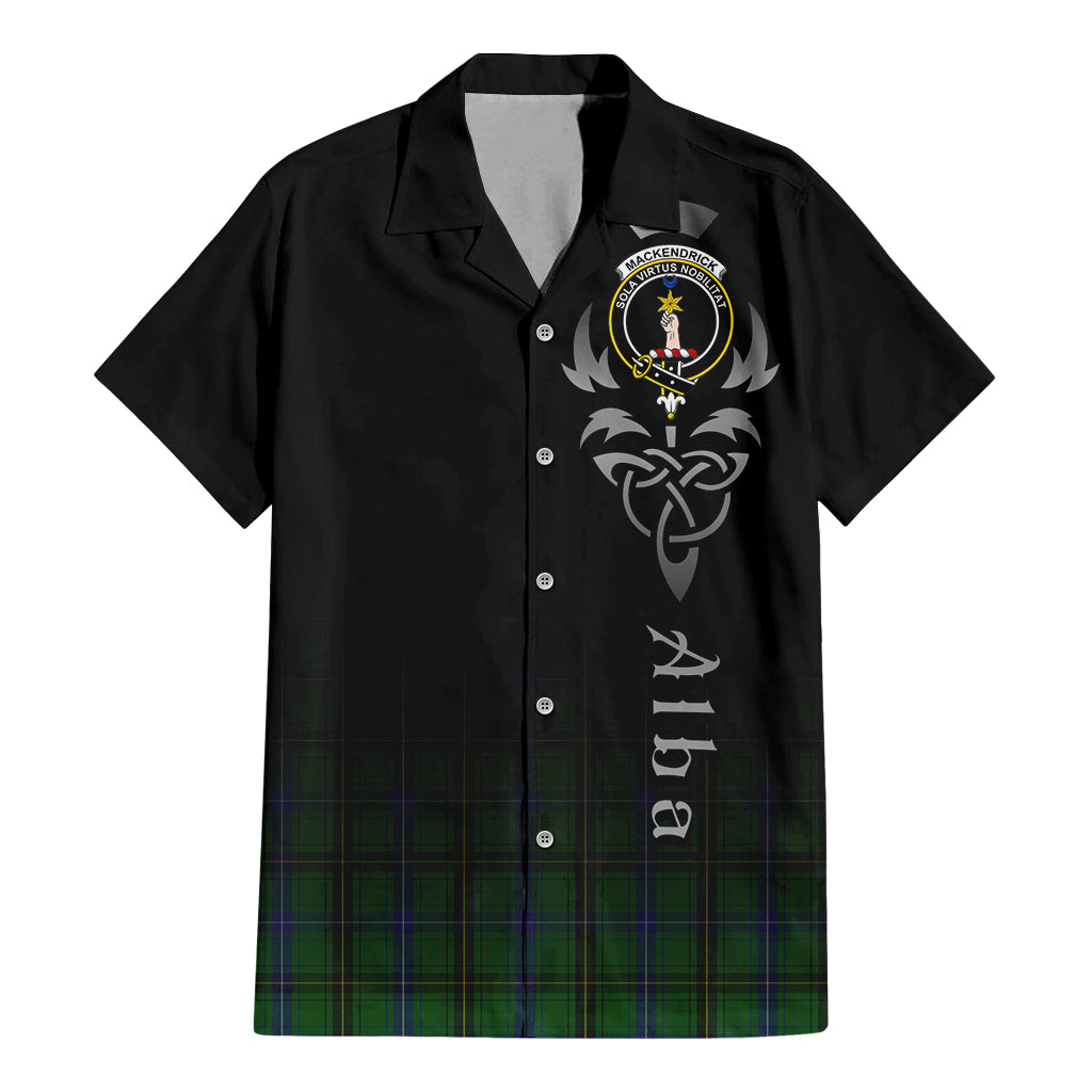 MacKendrick (McKendrick) Tartan Hawaiian Shirt Shirt Featuring Alba Gu Brath Family Crest Celtic Inspired - Tartan Vibes Clothing
