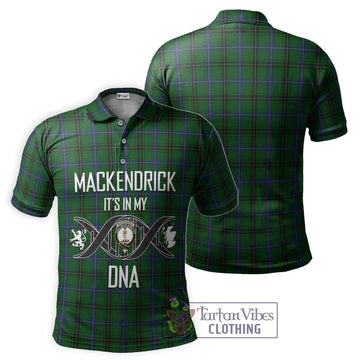MacKendrick (McKendrick) Tartan Polo Shirt with Family Crest DNA In Me Style - Tartan Vibes Clothing