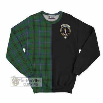 MacKendrick (McKendrick) Tartan Sweatshirt with Family Crest and Half Of Me Style - Tartan Vibes Clothing