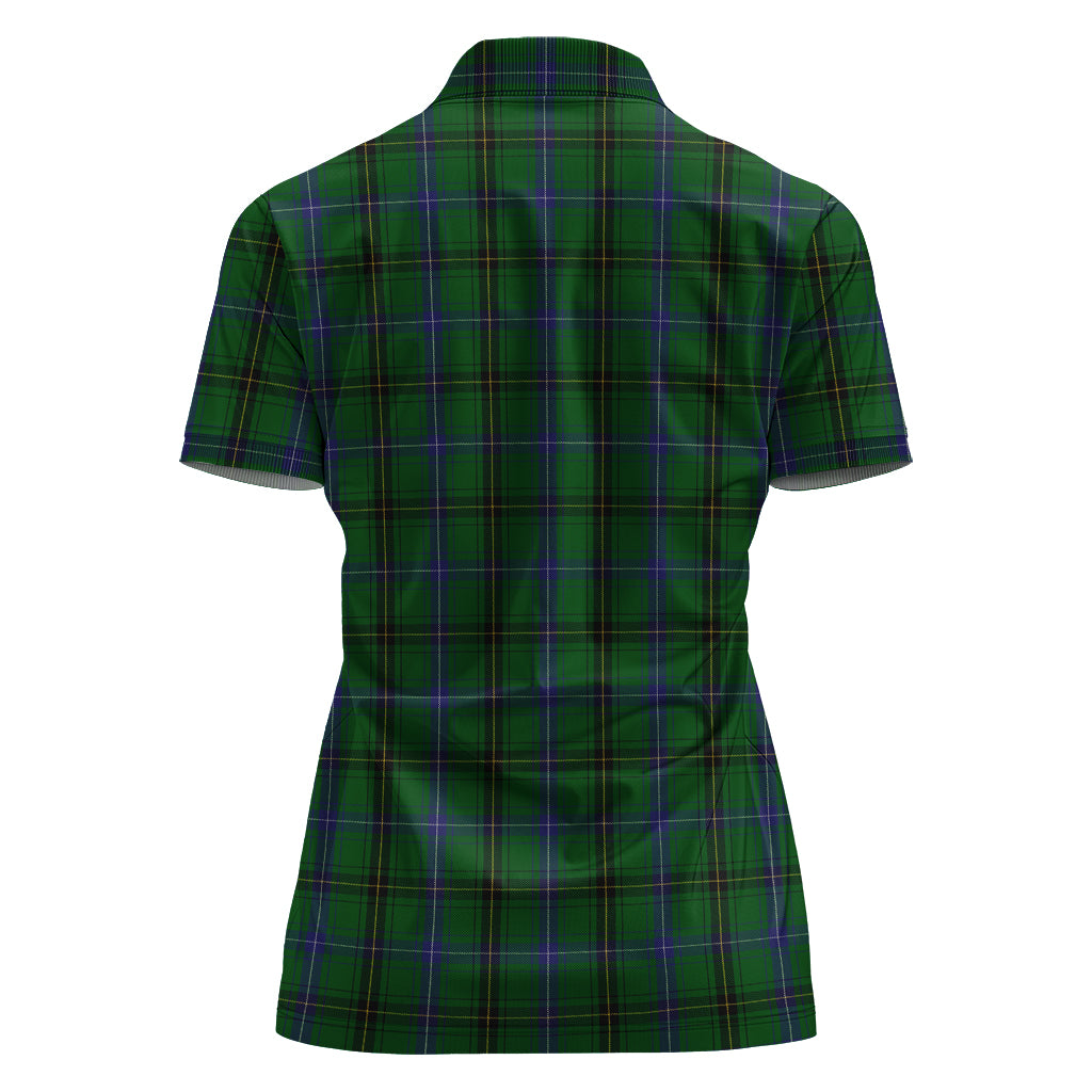 mackendrick-tartan-polo-shirt-with-family-crest-for-women