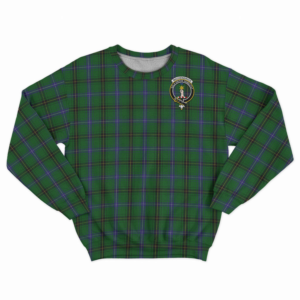 MacKendrick (McKendrick) Tartan Sweatshirt with Family Crest - Tartan Vibes Clothing
