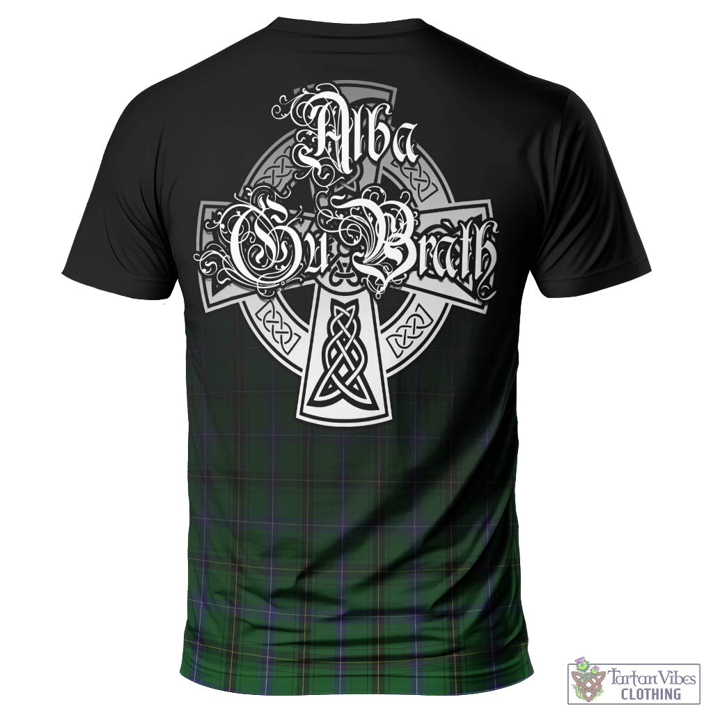 Tartan Vibes Clothing MacKendrick Tartan T-Shirt Featuring Alba Gu Brath Family Crest Celtic Inspired