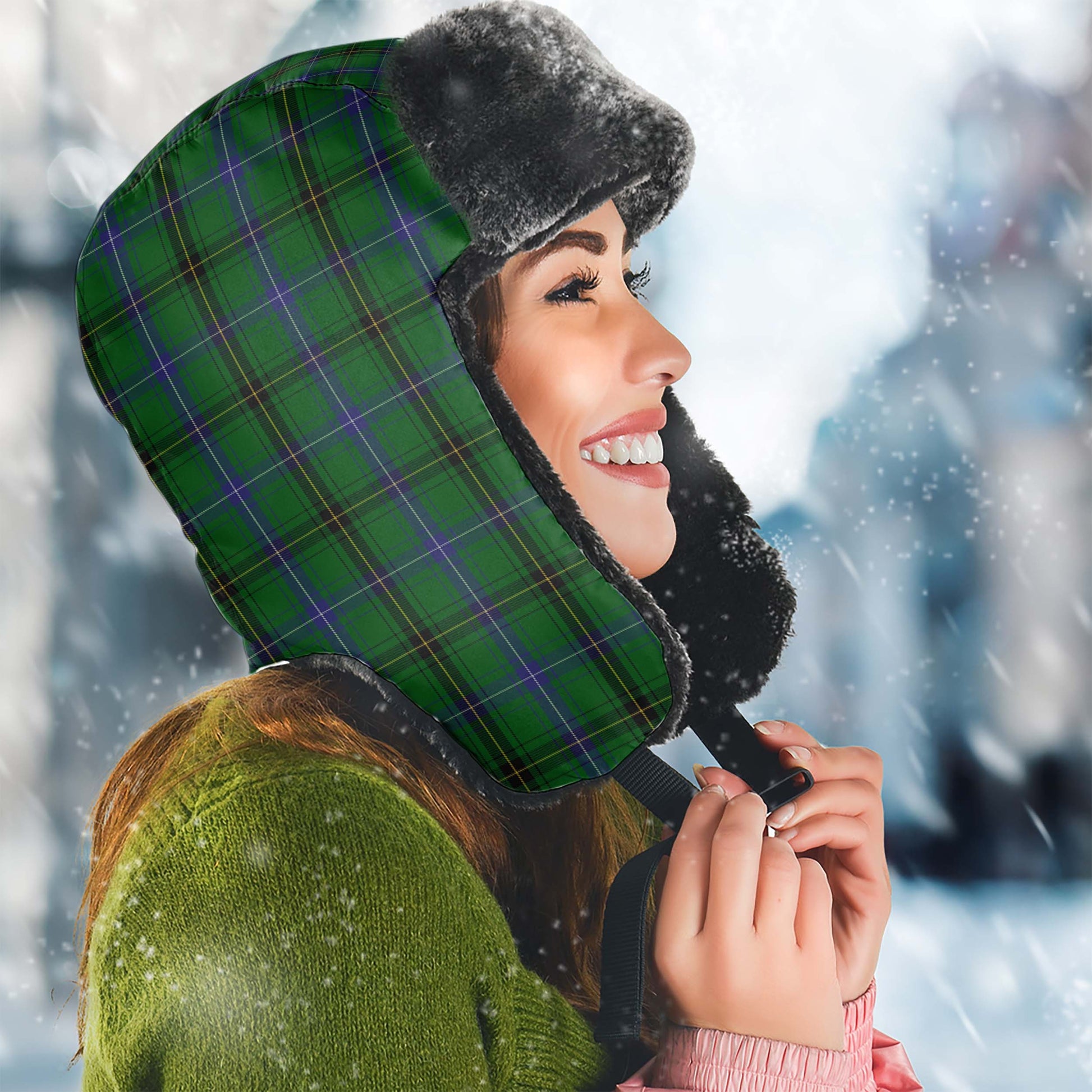 MacKendrick (McKendrick) Tartan Winter Trapper Hat - Tartan Vibes Clothing