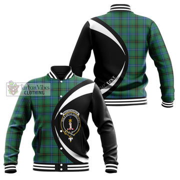 MacKendrick Ancient Tartan Baseball Jacket with Family Crest Circle Style