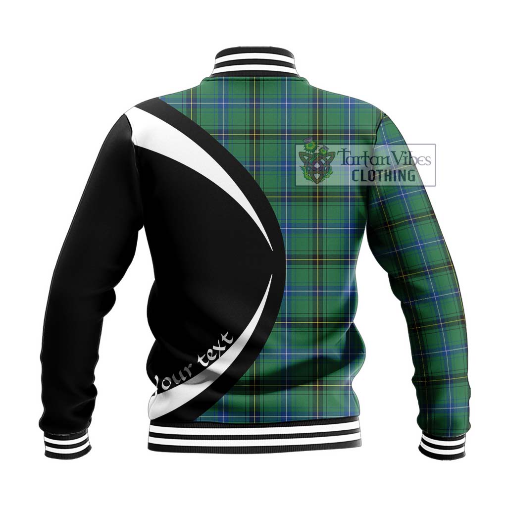 MacKendrick Ancient Tartan Baseball Jacket with Family Crest Circle Style - Tartan Vibes Clothing