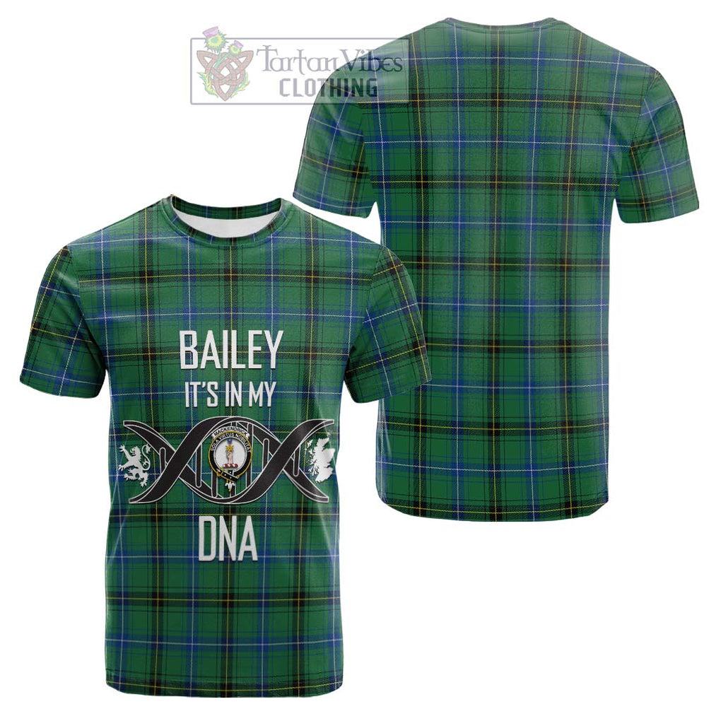 Tartan Vibes Clothing MacKendrick Ancient Tartan Cotton T-shirt with Family Crest DNA In Me Style