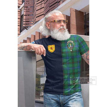 Tartan Vibes Clothing MacKendrick Ancient Tartan Cotton T-shirt with Scottish Lion Royal Arm Half Style