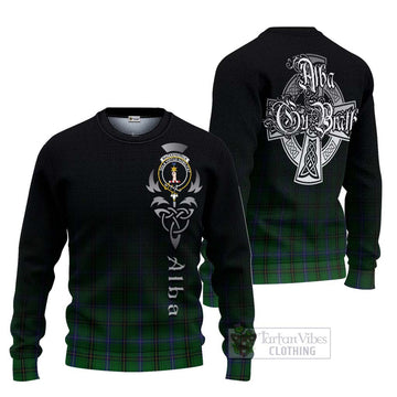 MacKendrick (McKendrick) Tartan Ugly Sweater Featuring Alba Gu Brath Family Crest Celtic Inspired Unisex - Tartan Vibes Clothing
