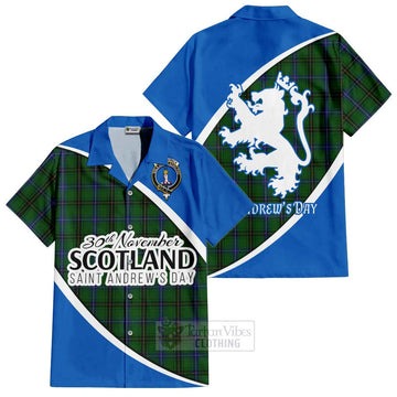 MacKendrick (McKendrick) Family Crest Tartan Hawaiian Shirt Celebrate Saint Andrew's Day in Style Kid - Tartan Vibes Clothing