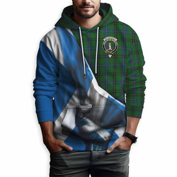 MacKendrick (McKendrick) Tartan Hoodie with Family Crest Scotland Patriotic Style Pullover Hoodie - Tartan Vibes Clothing