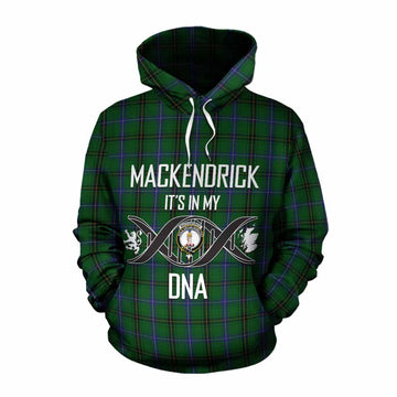 MacKendrick (McKendrick) Tartan Cotton Hoodie with Family Crest DNA In Me Style Pullover Hoodie XS - Tartan Vibes Clothing