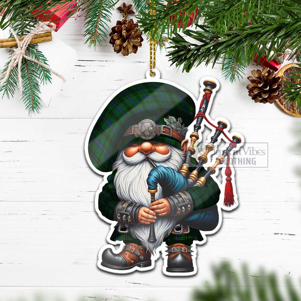 MacKendrick (McKendrick) Tartan Bagpiper Gnome Christmas Ornament - Tartan Vibes Clothing