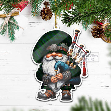 MacKendrick (McKendrick) Tartan Bagpiper Gnome Christmas Ornament - Tartan Vibes Clothing