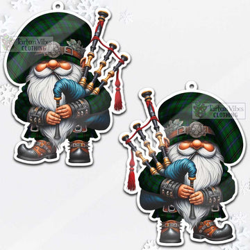 MacKendrick (McKendrick) Tartan Bagpiper Gnome Christmas Ornament - Tartan Vibes Clothing