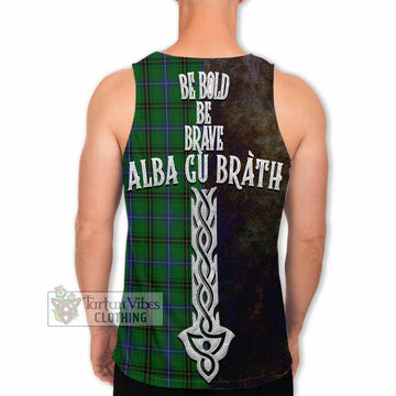 MacKendrick (McKendrick) Tartan Family Crest Men's Tank Top Alba Gu Brath Be Brave Lion Ancient Style - Tartan Vibes Clothing