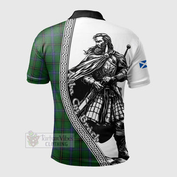 MacKendrick (McKendrick) Tartan Clan Crest Polo Shirt with Highlander Warrior Celtic Style - Tartan Vibes Clothing