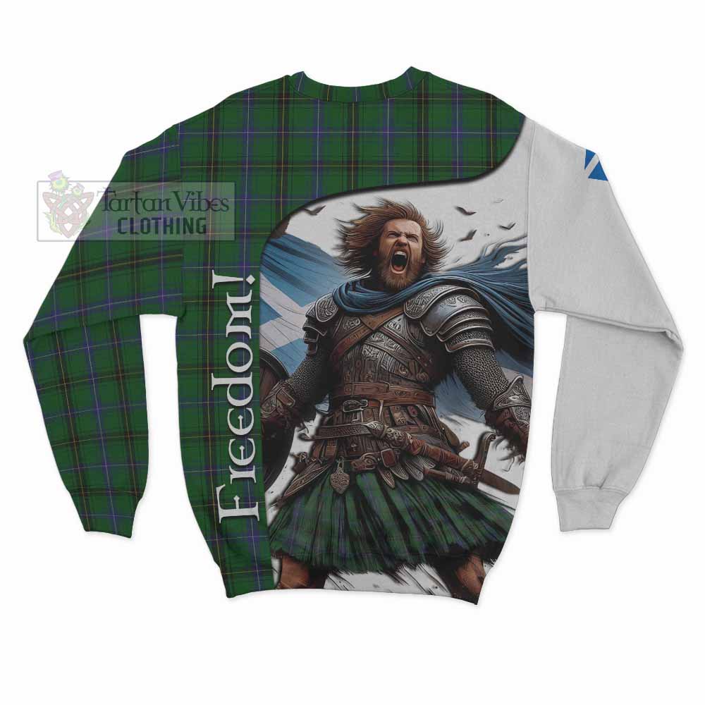 MacKendrick (McKendrick) Crest Tartan Sweatshirt Inspired by the Freedom of Scottish Warrior - Tartan Vibes Clothing