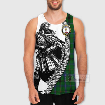 MacKendrick (McKendrick) Tartan Clan Crest Men's Tank Top with Highlander Warrior Celtic Style - Tartan Vibes Clothing