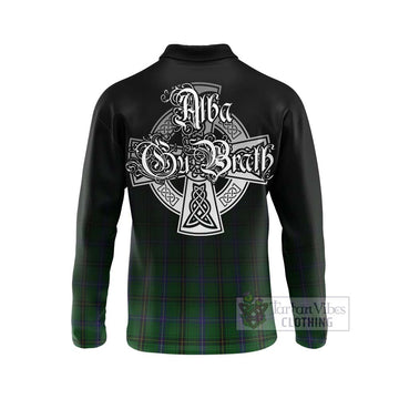 MacKendrick (McKendrick) Tartan Long Sleeve Polo Shirt Featuring Alba Gu Brath Family Crest Celtic Inspired - Tartan Vibes Clothing