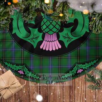 MacKendrick (McKendrick) Tartan Christmas Tree Skirt Scottish Thistle Style - Tartan Vibes Clothing