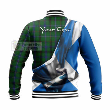 MacKendrick (McKendrick) Tartan Baseball Jacket with Family Crest Scotland Patriotic Style - Tartan Vibes Clothing