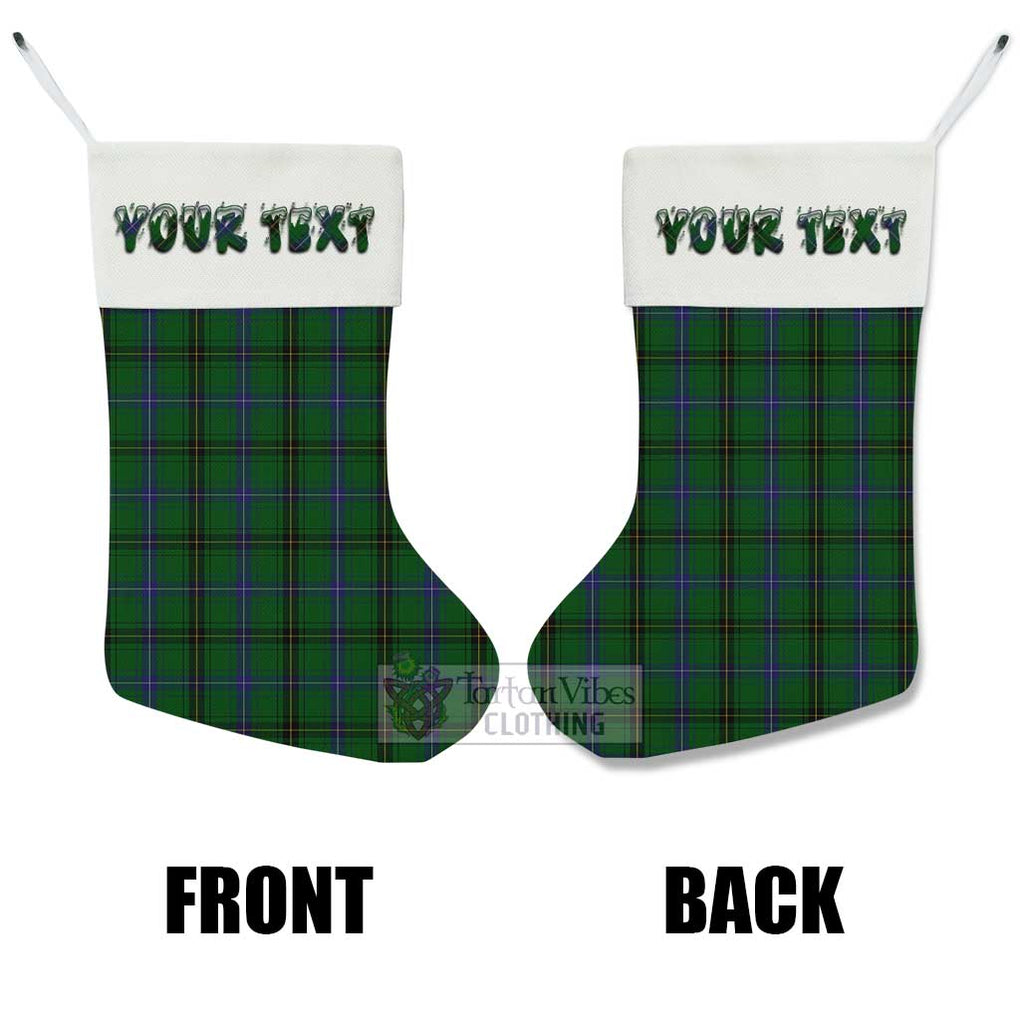 MacKendrick (McKendrick) Tartan Christmas Stocking with Personalized Text - Tartan Vibes Clothing