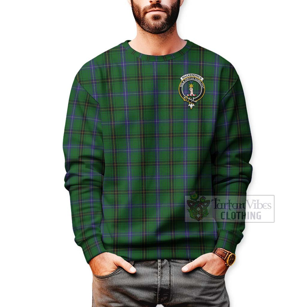MacKendrick (McKendrick) Tartan Sweatshirt with Family Crest Celtic Skull Style - Tartan Vibes Clothing