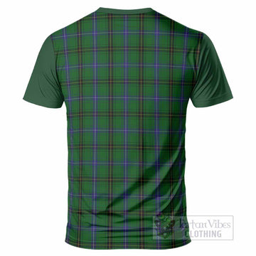 MacKendrick (McKendrick) Tartan Accent T-Shirt with Family Crest