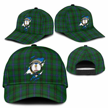 MacKendrick (McKendrick) Tartan Classic Cap with Family Crest In Me Style