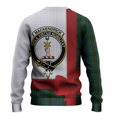 MacKendrick (McKendrick) Tartan Crest Christmas Christmas Ugly Sweater Highland Cow Bagpipes Coquette Bow Style