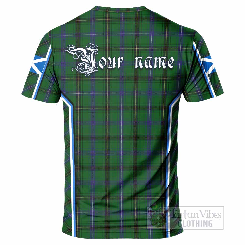 MacKendrick (McKendrick) Tartan Crest T-shirt Scotland Coat of Arm Flag Style - Tartan Vibes Clothing