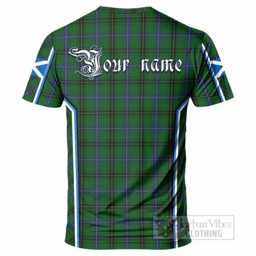 MacKendrick (McKendrick) Tartan Crest T-shirt Scotland Coat of Arm Flag Style - Tartan Vibes Clothing