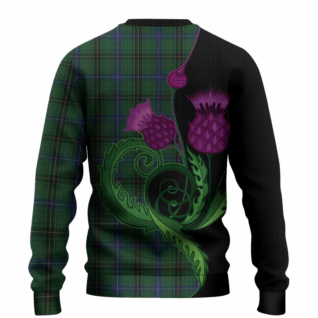 MacKendrick (McKendrick) Tartan Knitted Sweater Traditional Scottish Thistle