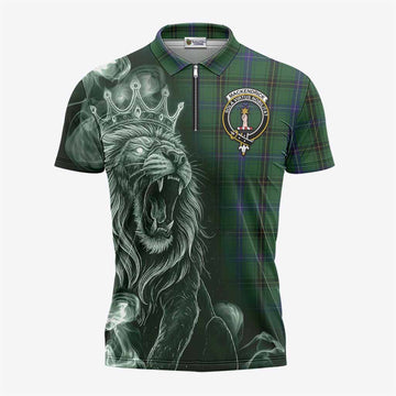 MacKendrick (McKendrick) Tartan Zipper Polo Shirt Roaring Lion Heritage