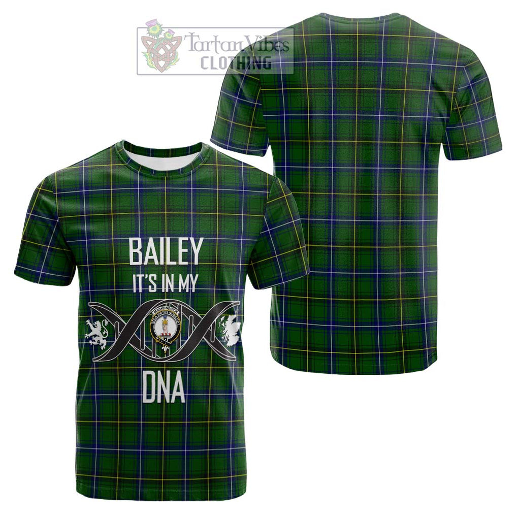 Tartan Vibes Clothing MacKendrick Modern Tartan Cotton T-shirt with Family Crest DNA In Me Style