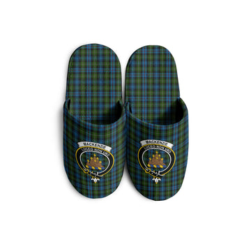 Mackenzie (Mckenzie) Tartan Home Slippers with Family Crest