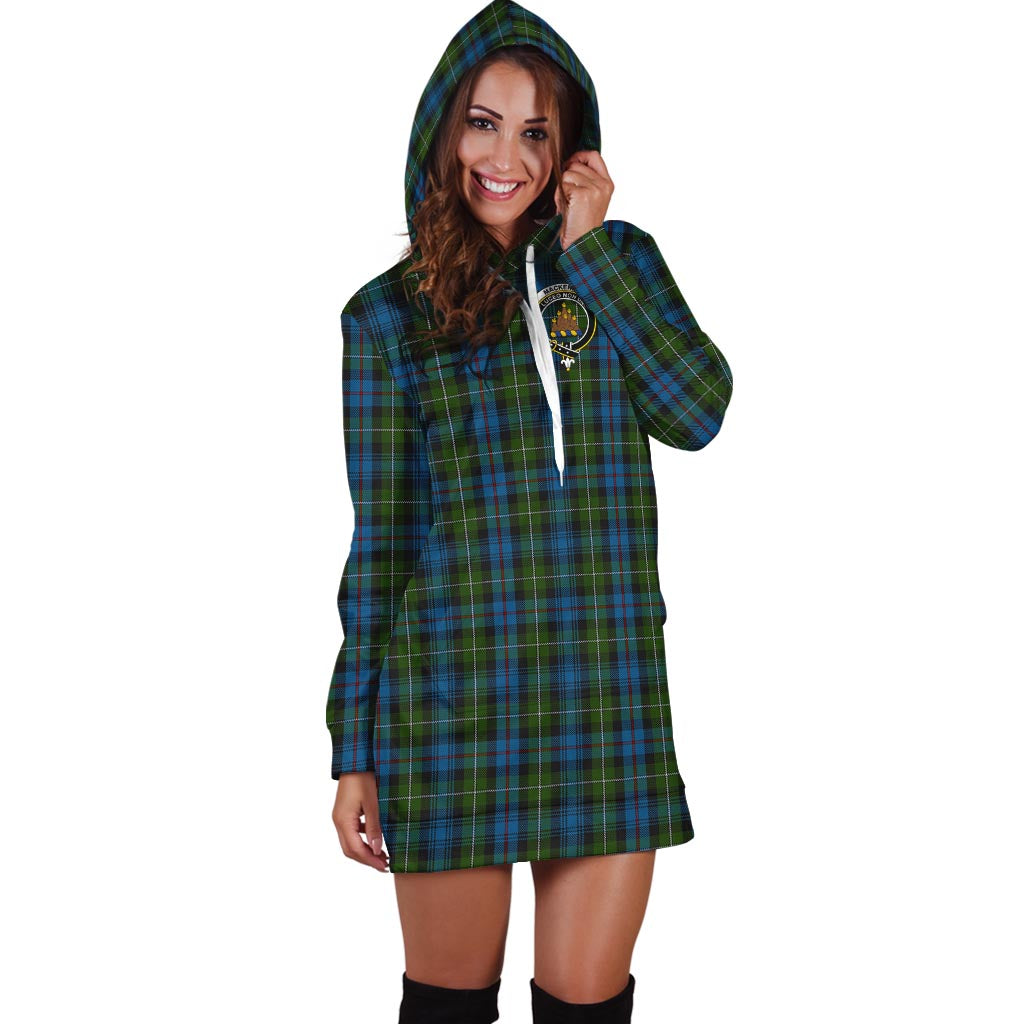 Mackenzie (Mckenzie) Tartan Hoodie Dress with Family Crest - Tartan Vibes Clothing