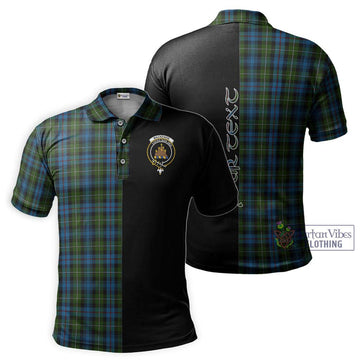 Mackenzie (Mckenzie) Tartan Polo Shirt with Family Crest and Half Of Me Style