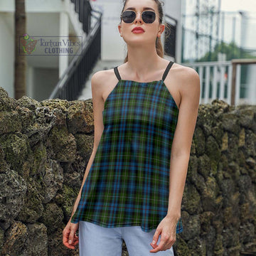 Tartan Vibes Clothing Mackenzie Tartan Loose Halter Neck Camisole