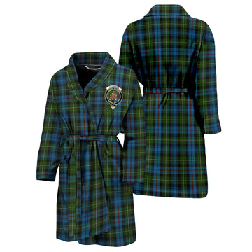 Mackenzie (Mckenzie) Tartan Bathrobe with Family Crest