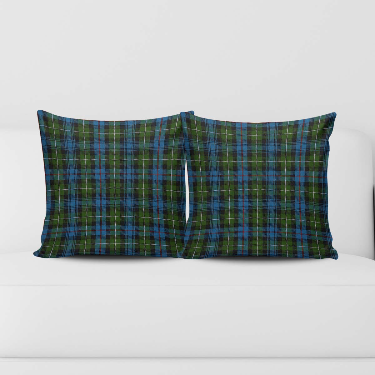MacKenzie Tartan Pillow Cover Square Pillow Cover - Tartanvibesclothing