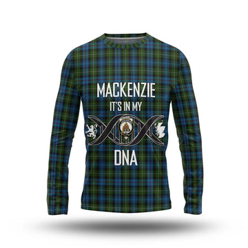 Mackenzie (Mckenzie) Tartan Long Sleeve T-Shirt with Family Crest DNA In Me Style Unisex - Tartanvibesclothing Shop