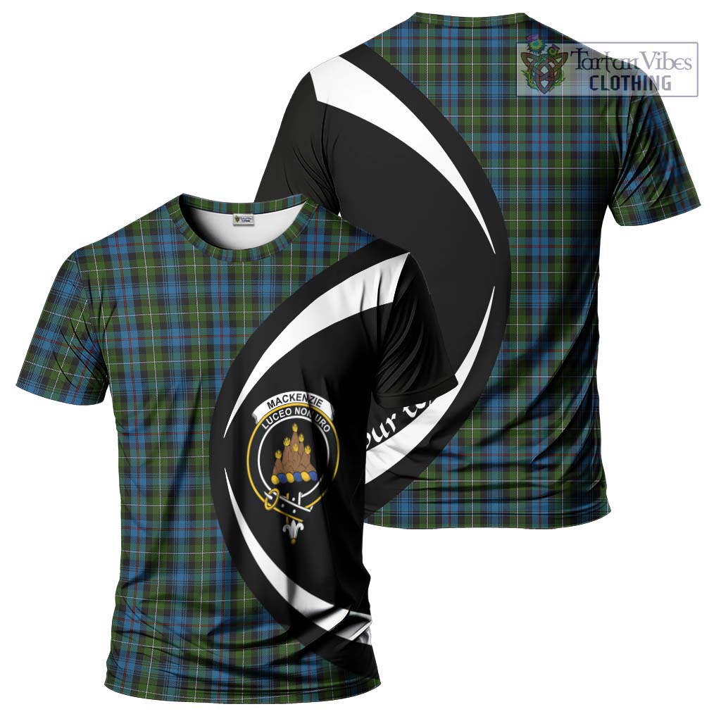 Mackenzie (Mckenzie) Tartan T-Shirt with Family Crest Circle Style Kid's Shirt - Tartan Vibes Clothing