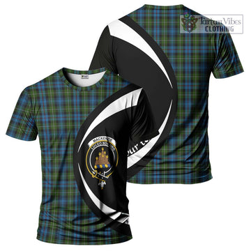 Mackenzie (Mckenzie) Tartan T-Shirt with Family Crest Circle Style Kid's Shirt - Tartan Vibes Clothing