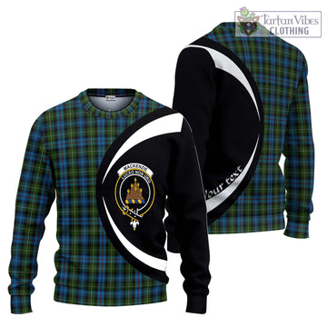 Mackenzie (Mckenzie) Tartan Ugly Sweater with Family Crest Circle Style