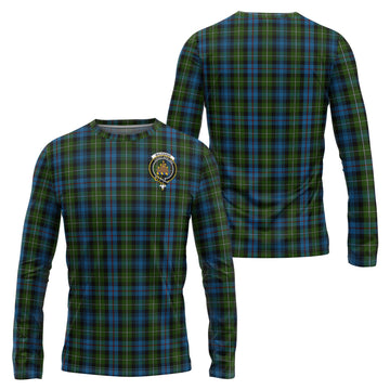 Mackenzie (Mckenzie) Tartan Long Sleeve T-Shirt with Family Crest